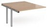 Dams Adapt Bench Desk Two Person Extension - 1200 x 1600mm - Beech