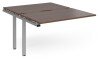 Dams Adapt Bench Desk Two Person Extension - 1200 x 1600mm - Walnut