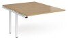 Dams Adapt Bench Desk Two Person Extension - 1200 x 1600mm - Oak