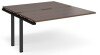 Dams Adapt Bench Desk Two Person Extension - 1400 x 1600mm - Walnut