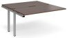Dams Adapt Bench Desk Two Person Extension - 1400 x 1600mm - Walnut