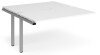 Dams Adapt Bench Desk Two Person Extension - 1400 x 1600mm - White