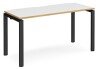 Dams Adapt Bench Desk One Person - 1400 x 600mm - White/Oak