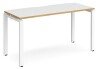 Dams Adapt Bench Desk One Person - 1400 x 600mm - White/Oak