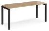 Dams Adapt Bench Desk One Person - 1600 x 600mm - Oak