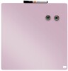 Nobo Mini Magnetic Whiteboard Coloured Tile 360mm x 360mm Rose