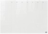 Nobo Transparent Acrylic Mini Whiteboard Weekly Planner A4