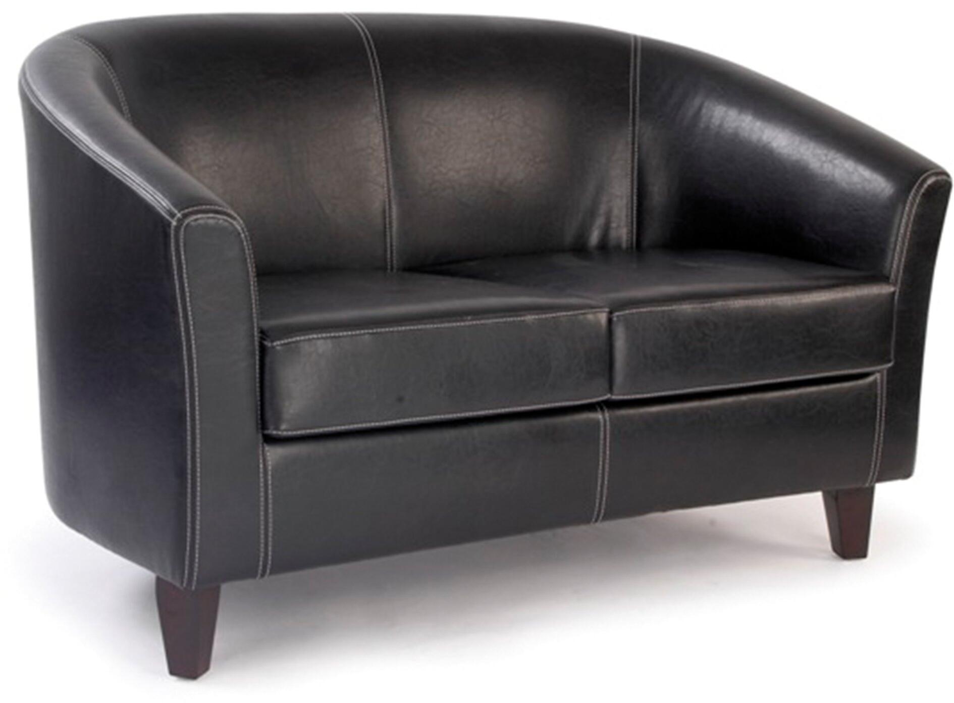 tub leather sofa