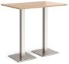 Dams Brescia Rectangular Poseur Table - Beech