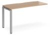 Dams Adapt Bench Desk One Person Extension - 1400 x 600mm - Beech