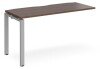 Dams Adapt Bench Desk One Person Extension - 1400 x 600mm - Walnut