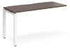Dams Adapt Bench Desk One Person Extension - 1400 x 600mm - Walnut
