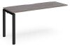 Dams Adapt Bench Desk One Person Extension - 1600 x 600mm - Grey Oak