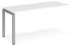 Dams Adapt Bench Desk One Person Extension - 1600 x 600mm - White