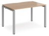 Dams Adapt Bench Desk One Person - 1200 x 800mm - Beech
