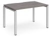 Dams Adapt Bench Desk One Person - 1200 x 800mm - Grey Oak