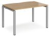 Dams Adapt Bench Desk One Person - 1200 x 800mm - Oak