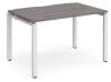 Dams Adapt Bench Desk One Person - 1200 x 800mm - Grey Oak