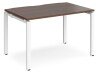 Dams Adapt Bench Desk One Person - 1200 x 800mm - Walnut