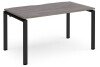 Dams Adapt Bench Desk One Person - 1400 x 800mm - Grey Oak