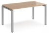 Dams Adapt Bench Desk One Person - 1400 x 800mm - Beech