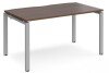 Dams Adapt Bench Desk One Person - 1400 x 800mm - Walnut