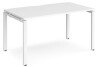 Dams Adapt Bench Desk One Person - 1400 x 800mm - White