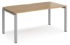 Dams Adapt Bench Desk One Person - 1600 x 800mm - Oak