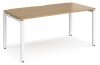 Dams Adapt Bench Desk One Person - 1600 x 800mm - Oak