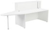 TC Reception Unit with Extension - 2400 x 800 x 1170mm - White
