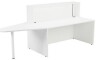 TC Reception Unit with Extension - 2600 x 800 x 1170mm - White