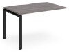 Dams Adapt Bench Desk One Person Extension - 1200 x 800mm - Grey Oak