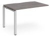 Dams Adapt Bench Desk One Person Extension - 1200 x 800mm - Grey Oak