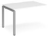 Dams Adapt Bench Desk One Person Extension - 1200 x 800mm - White