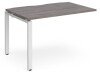 Dams Adapt Bench Desk One Person Extension - 1200 x 800mm - Grey Oak