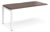 Dams Adapt Bench Desk One Person Extension - 1600 x 800mm - Walnut