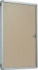 Spaceright Accents FlameShield Tamperproof Noticeboard - 2400 x 1200mm - Natural
