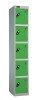 Probe 5 Door Single Steel Locker - 1780 x 305 x 305mm - Green (RAL 6018)