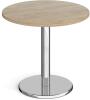 Dams Pisa Circular Dining Table - 800mm - Barcelona Walnut