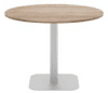 Elite Circular Meeting Table Square Base - 800mm