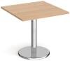 Dams Pisa Square Dining Table - 800mm - Beech