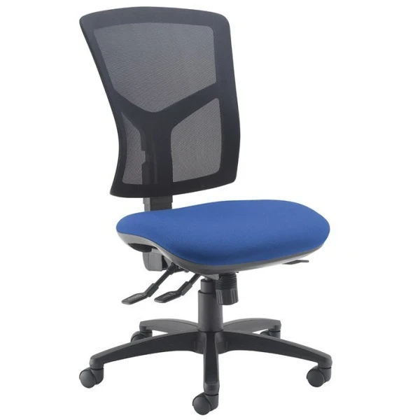 Dams Senza Mesh High Back Operator Chair - Blue