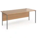 Dams Contract 25 Rectangular Desk with Straight Legs - 1800 x 800mm