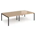 Dams Adapt Bench Desk Four Person Back To Back - 2800 x 1600mm