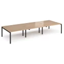 Dams Adapt Bench Desk Six Person Back To Back - 4200 x 1600mm