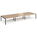 Dams Adapt Bench Desk Six Person Back To Back - 4800 x 1600mm