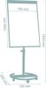 Spaceright Round Base Magnetic Mobile Whiteboard Easel