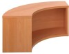 TC Reception Modular 90° Corner Top Hutch Unit - 800 x 320mm - Beech