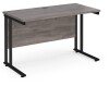 Dams Maestro 25 Rectangular Desk with Twin Cantilever Legs - 1200 x 600mm - Grey Oak
