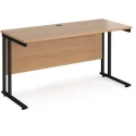 Dams Maestro 25 Rectangular Desk with Twin Cantilever Legs - 1400 x 600mm